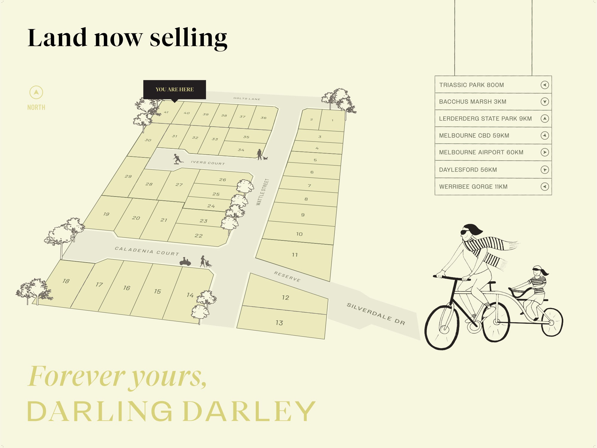 Darling Darley Estate - Darley Release Map