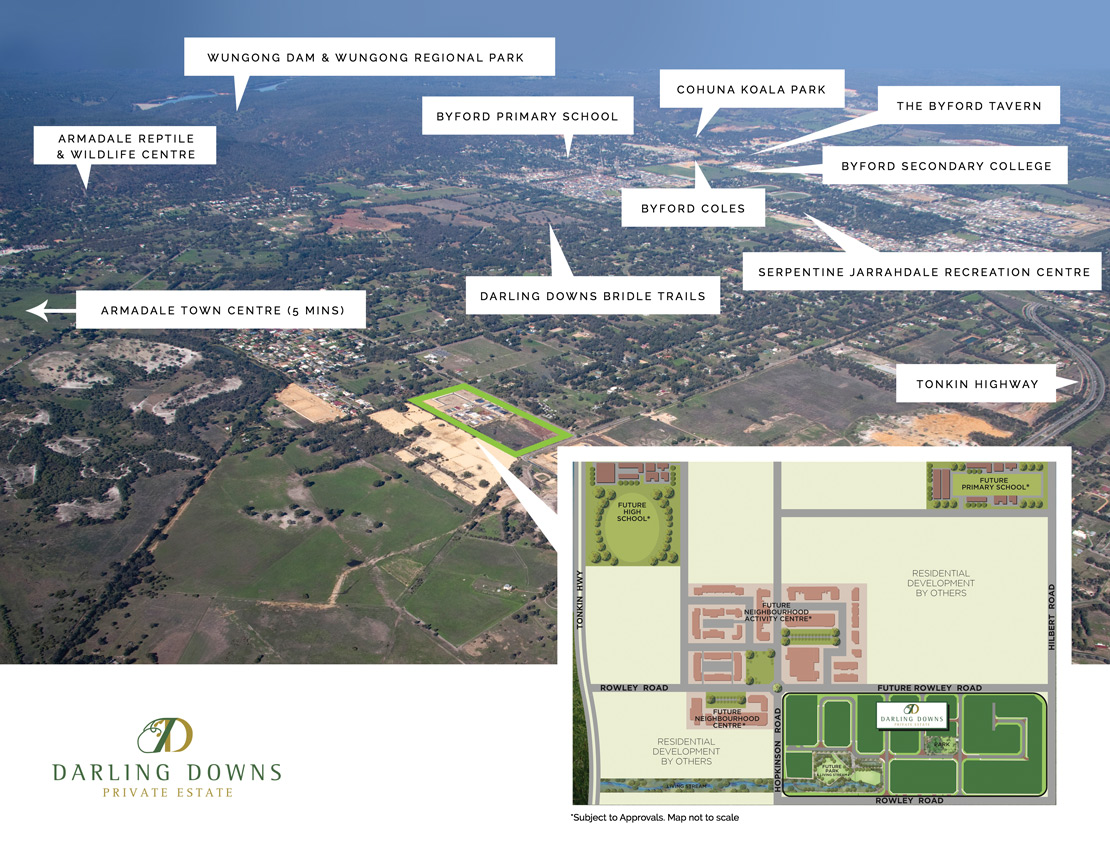 Darling Downs Estate - Darling Downs Aerial