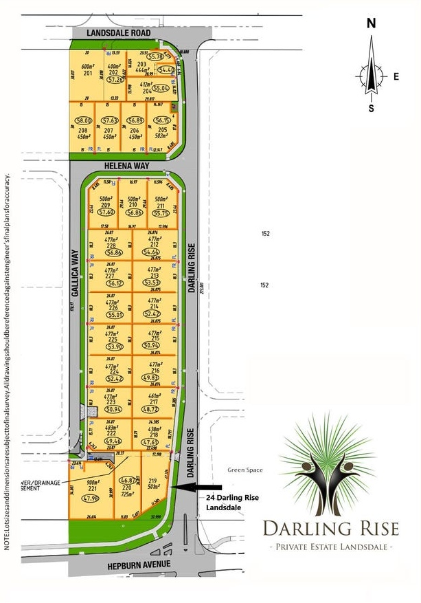 Darling Rise Estate - Landsdale Masterplan