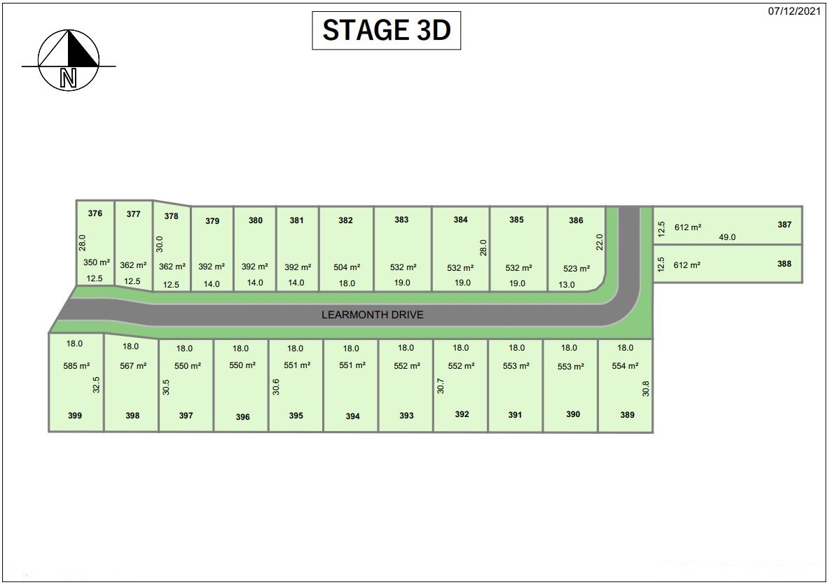 Davison-s at Belivah Estate - Belivah Release Map
