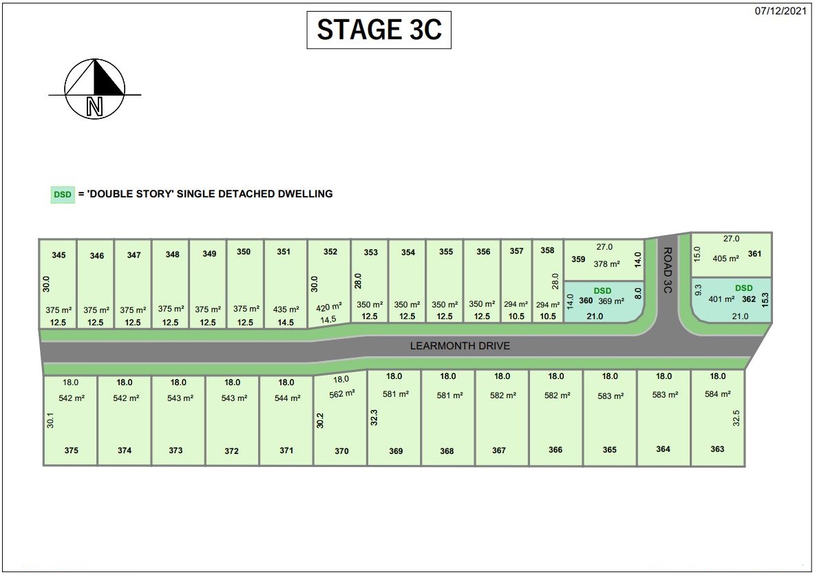 Davison-s at Belivah Estate - Belivah Release Map