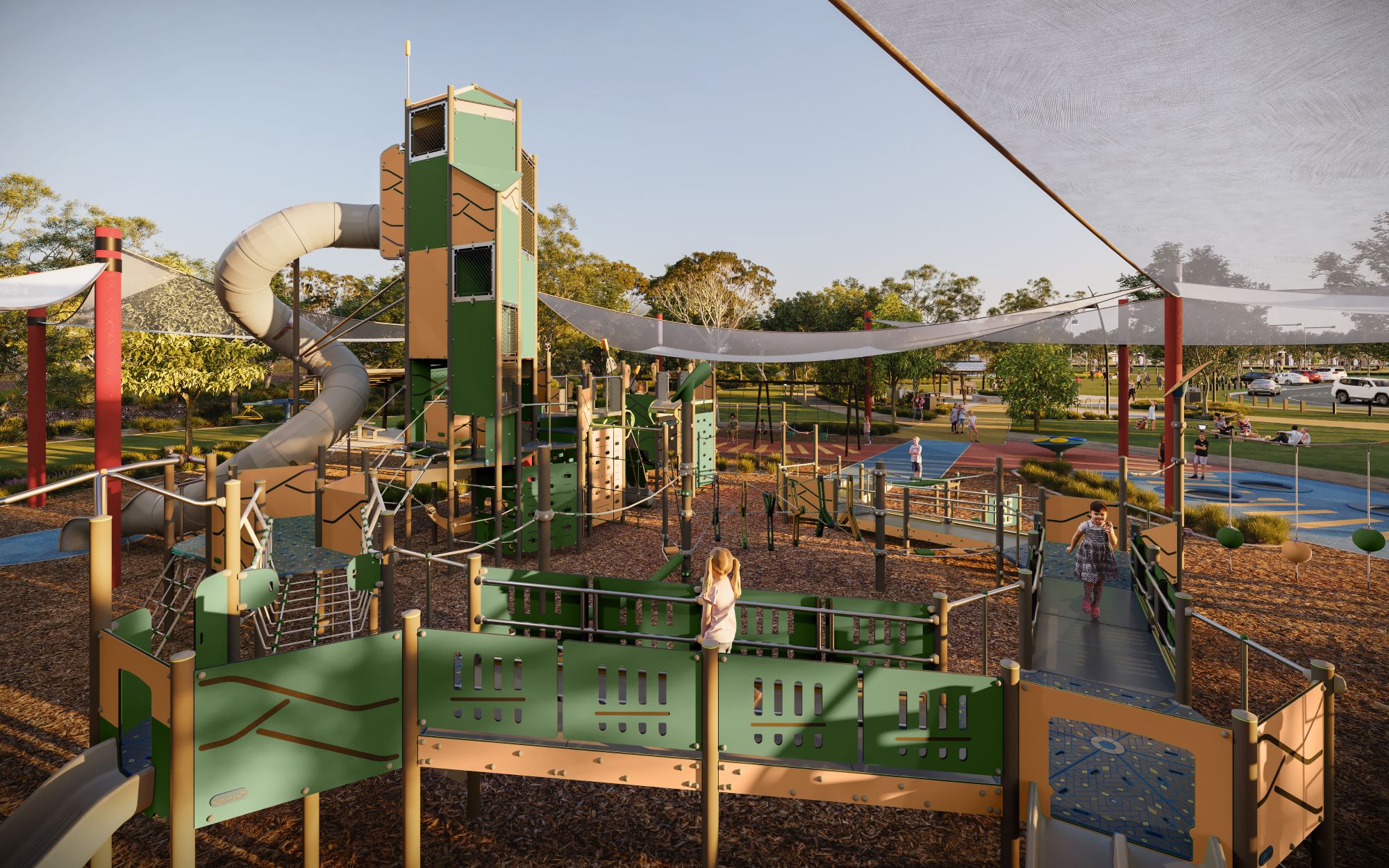 Dawn Estate - Walloo Render
