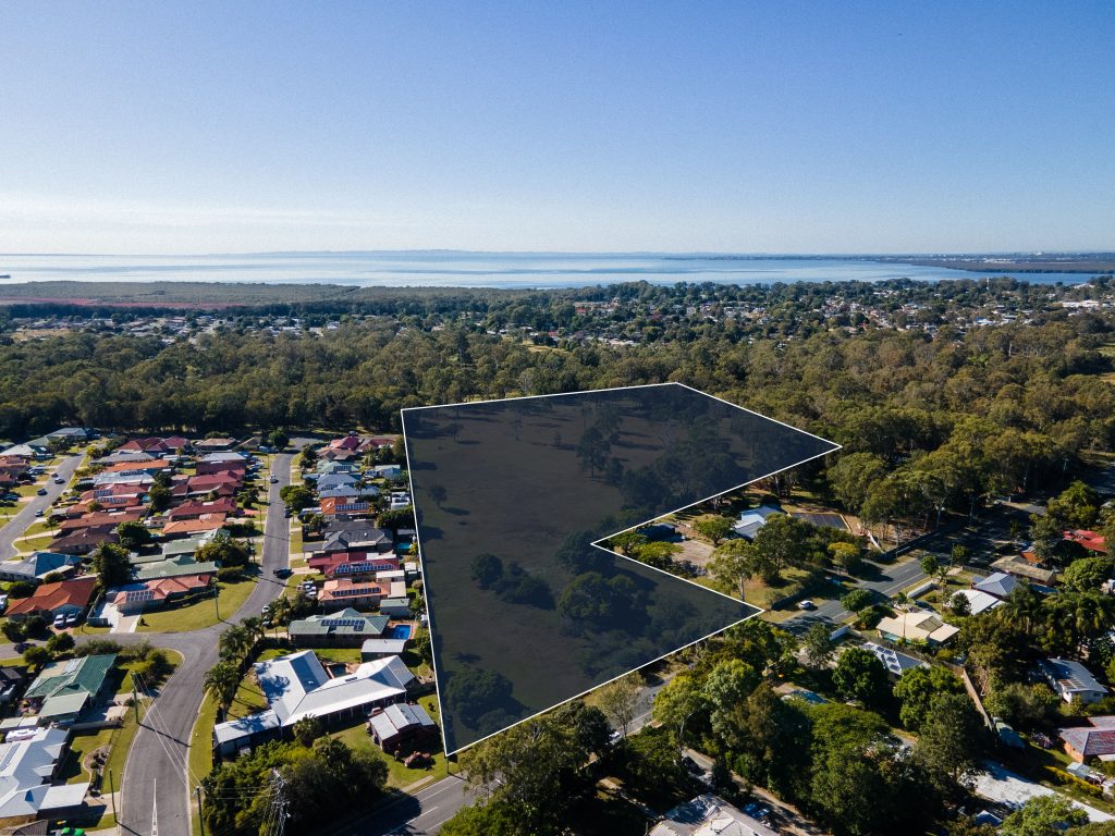 Dawn on Deception Estate - Deception Bay Aerial