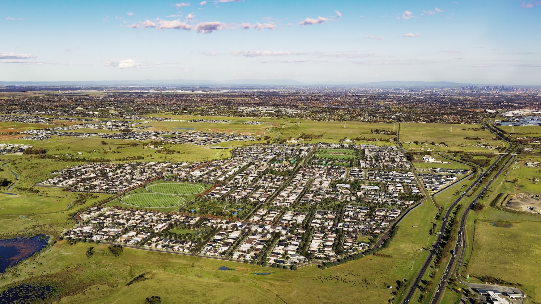 Deanside Village - Deanside Aerial
