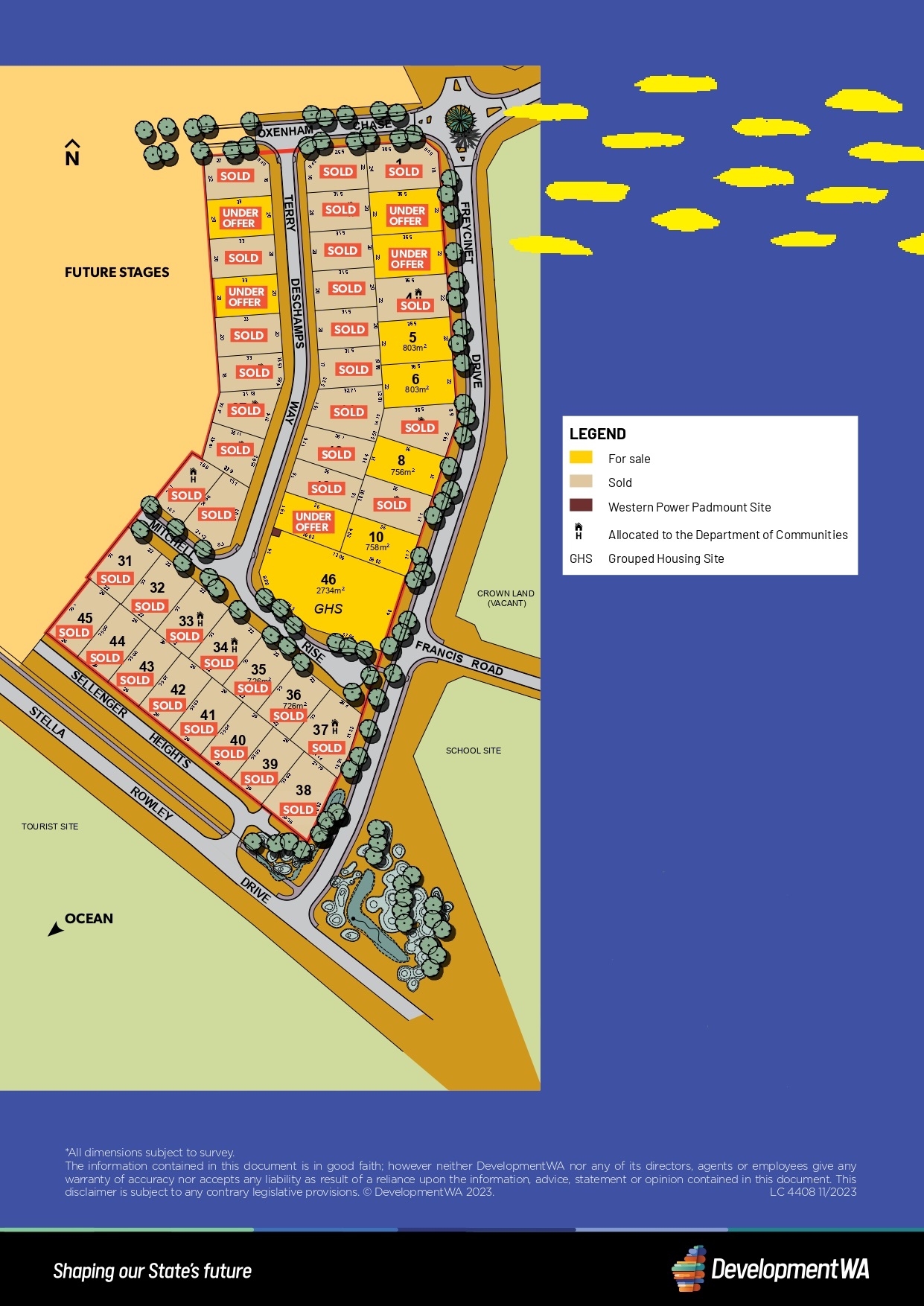 Denham Estate - Denham Release Map