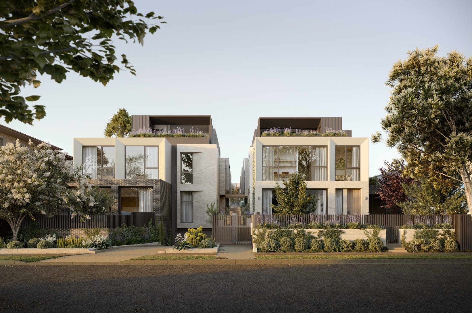 Denmark Gardens Estate - Hawthorn East Render