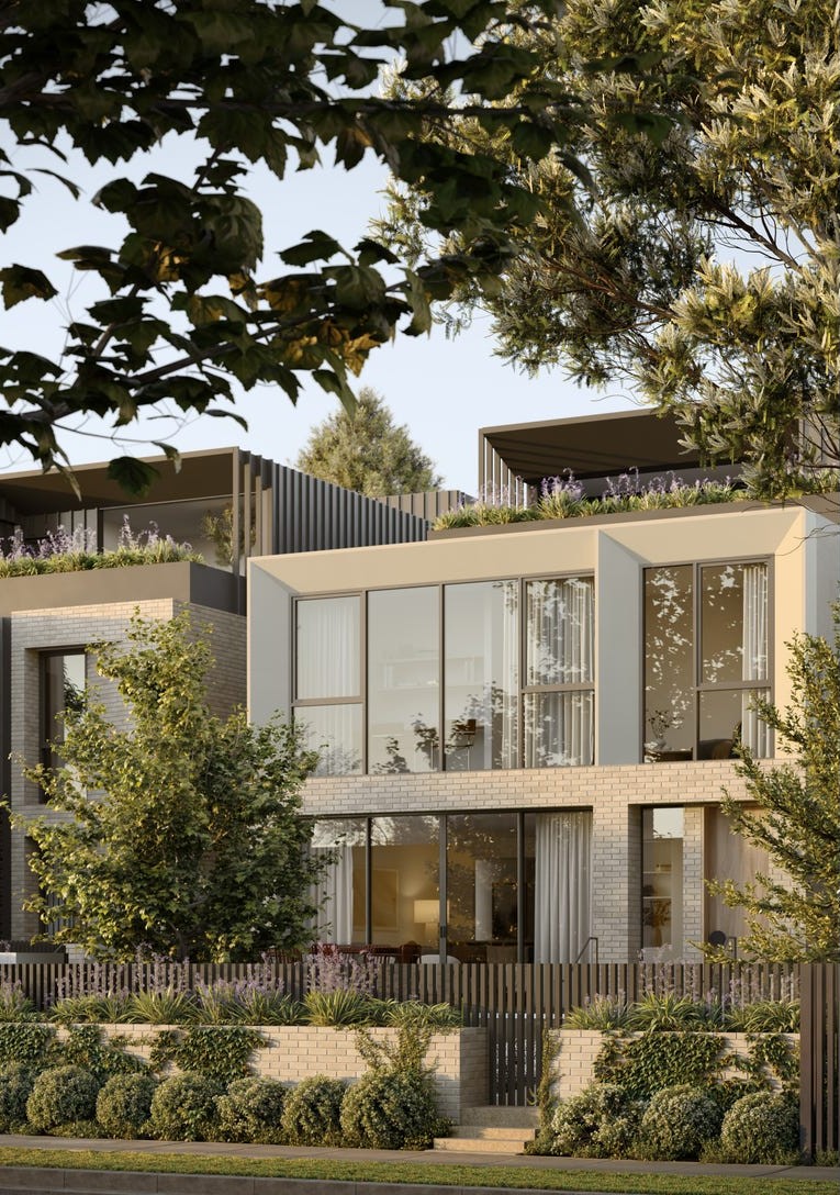 Denmark Gardens Estate - Hawthorn East Render