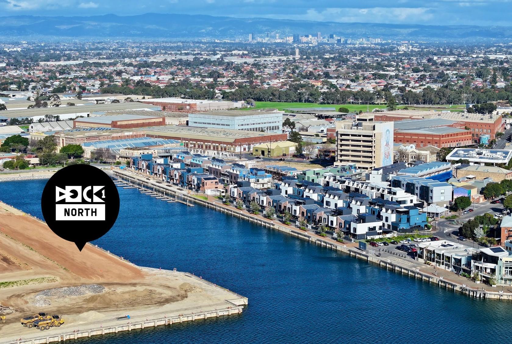 Dock One Estate - Port Adelaide Aerial
