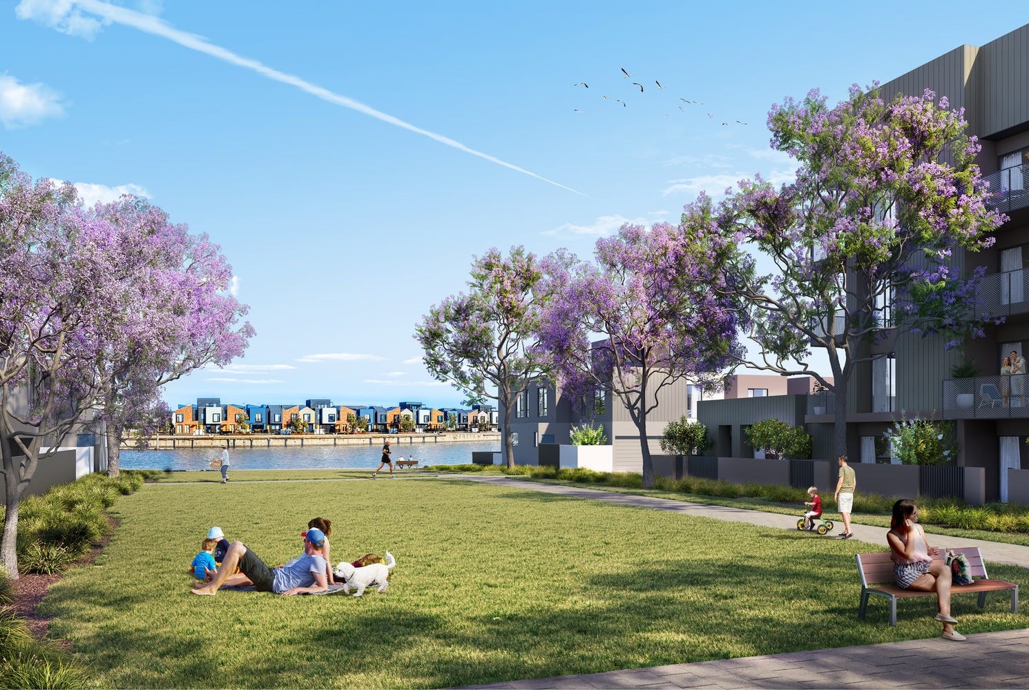 Dock One North Estate - Port Adelaide Render
