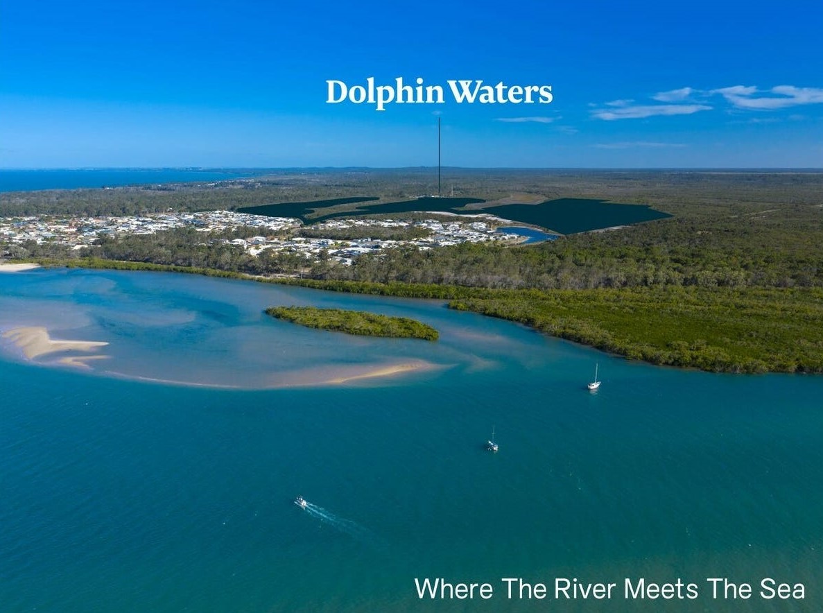 Dolphin Waters Estate - Burrum Heads Aerial