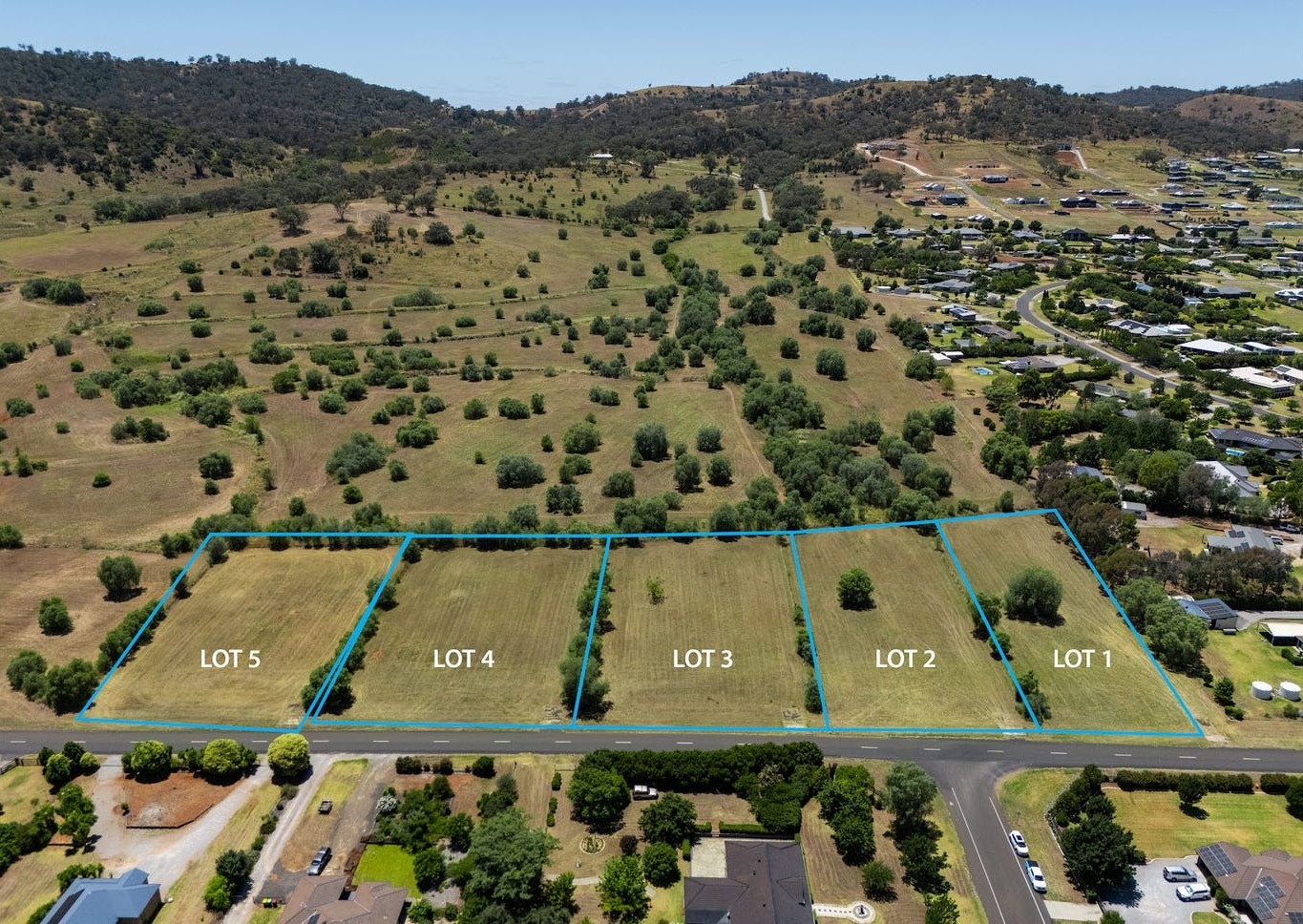 Drovers Run Estate - Moore Creek Aerial