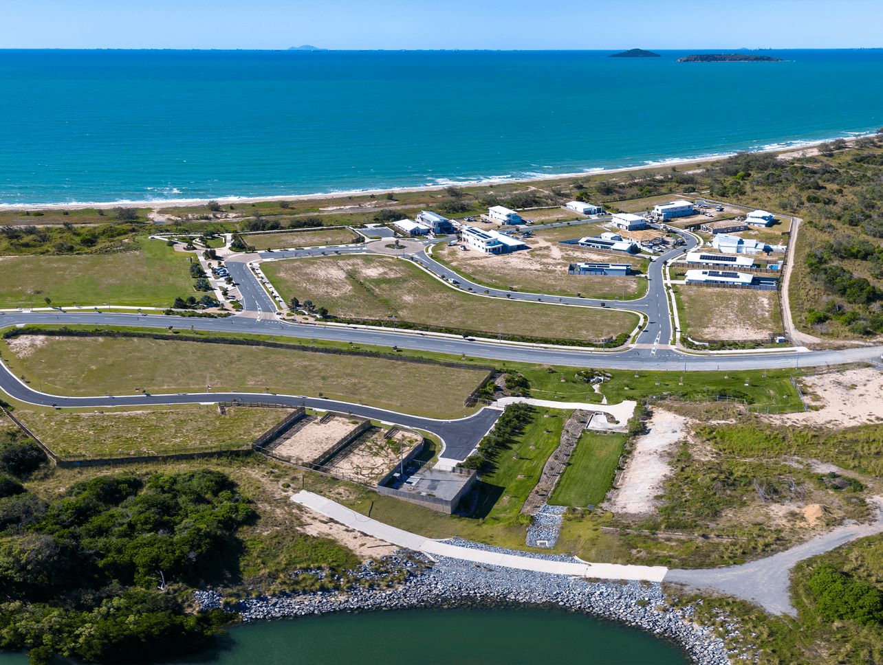 Dunes Harbour Beach Estate - Mackay Harbour Aerial