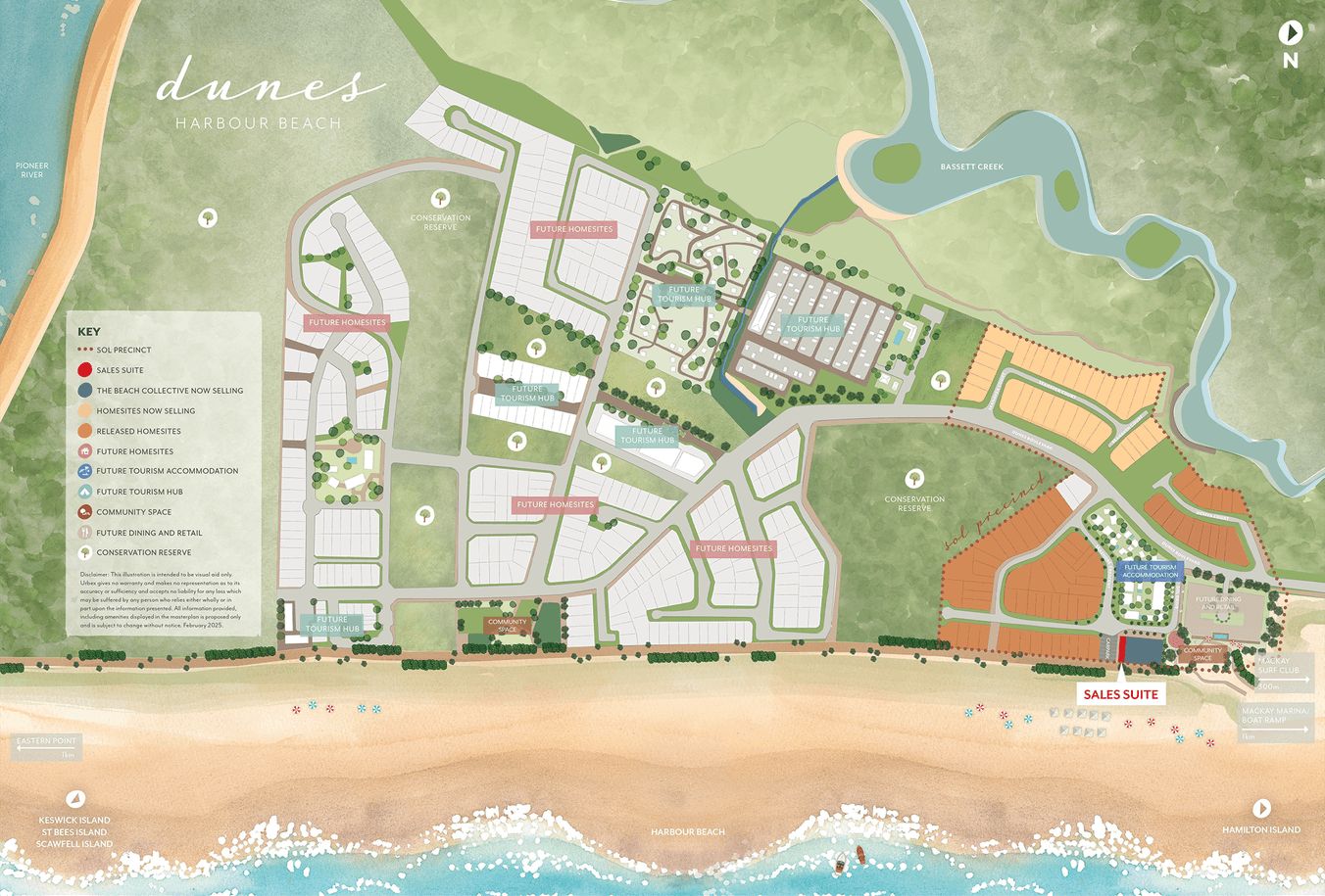 Dunes Harbour Beach Estate - Mackay Harbour Masterplan