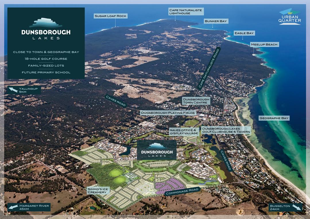 Dunsborough Lakes - Dunsborough Aerial