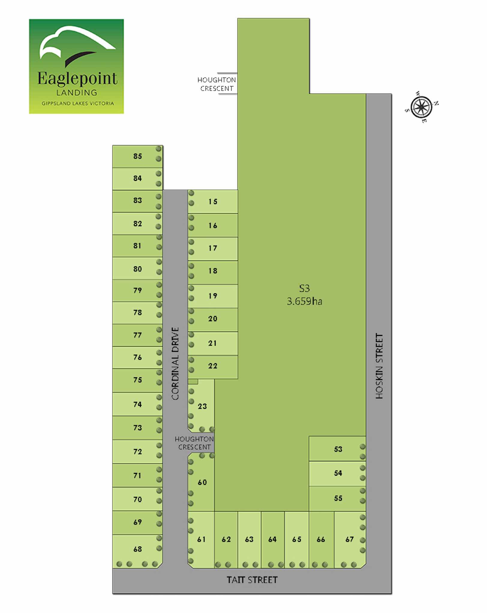 Eagle Point Landing Stage plan