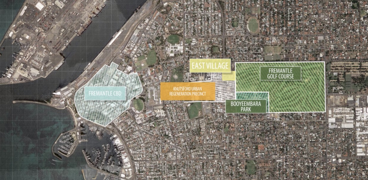 East Village Estate - Fremantle Aerial
