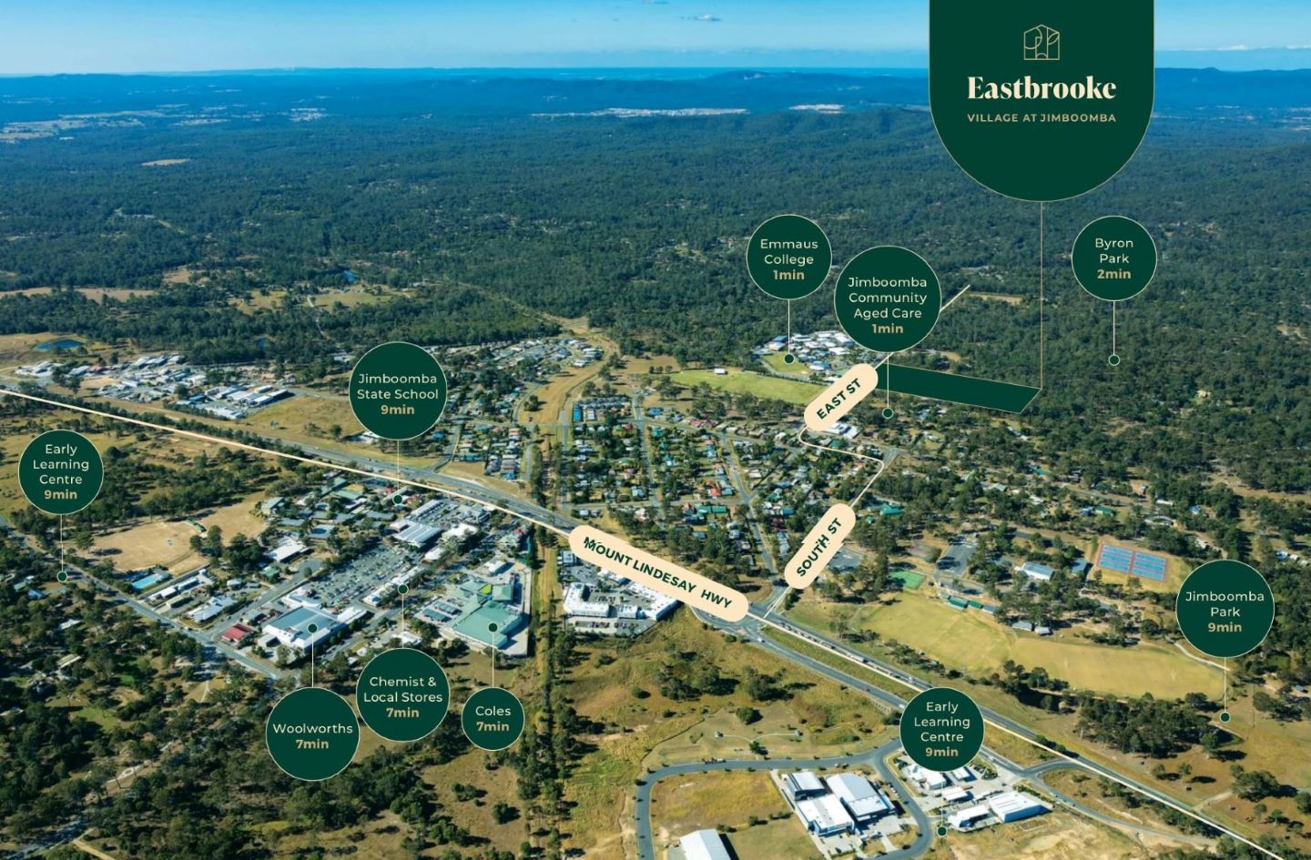 Eastbrooke Village Estate - Jimboomba Aerial