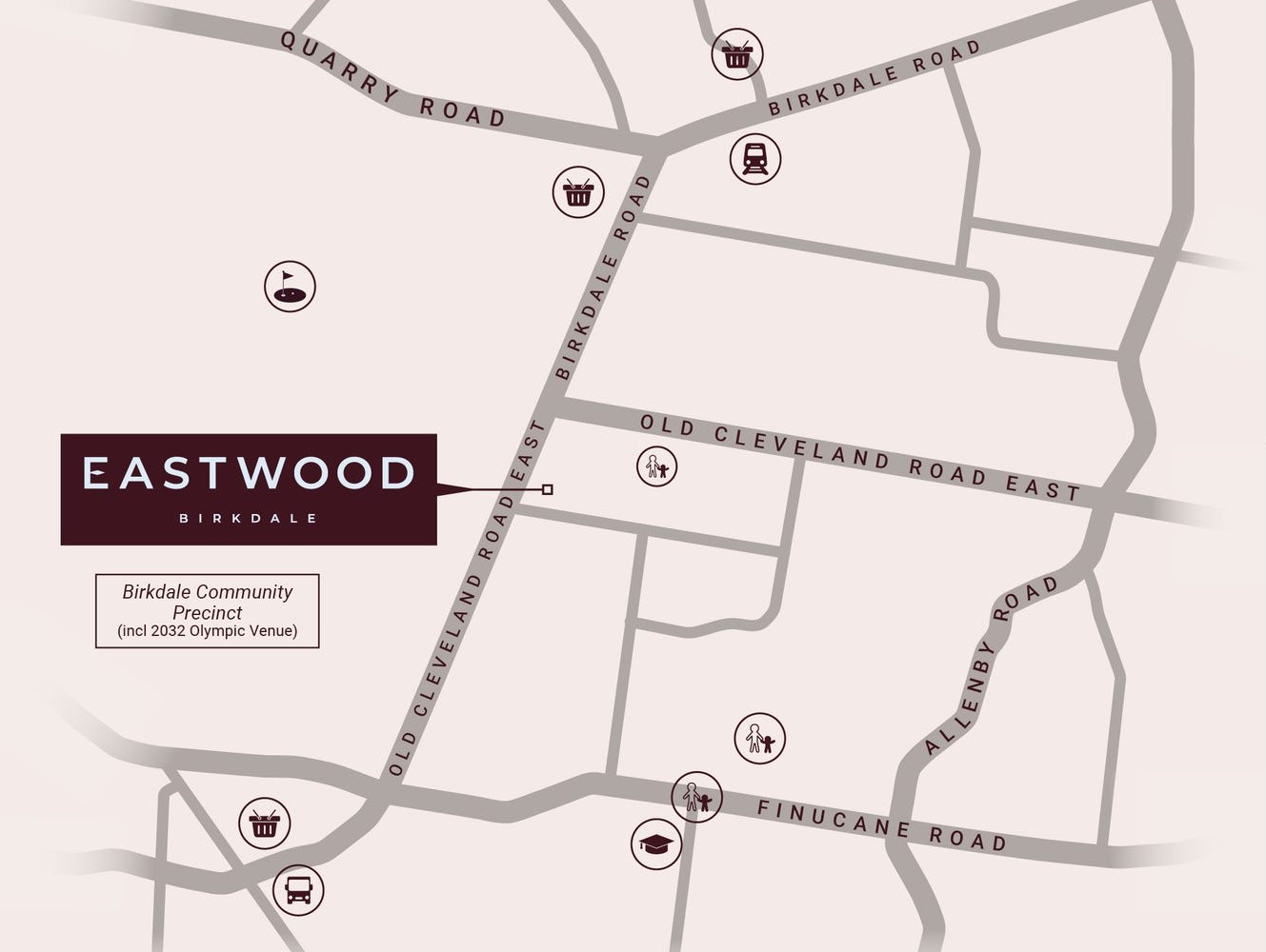 Eastwood Birkdale Estate - Birkdale Location Map