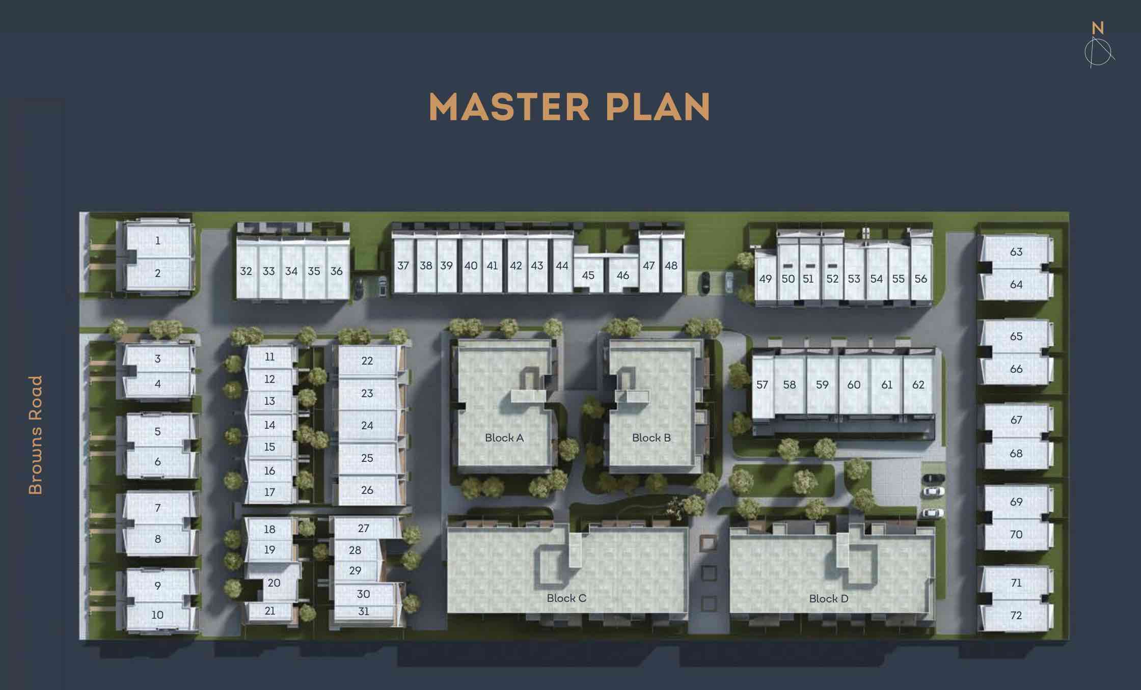 Eastwood Monash Estate - Clayton Masterplan