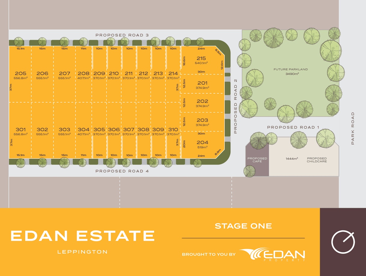 Edan Estate - Leppington Release Map