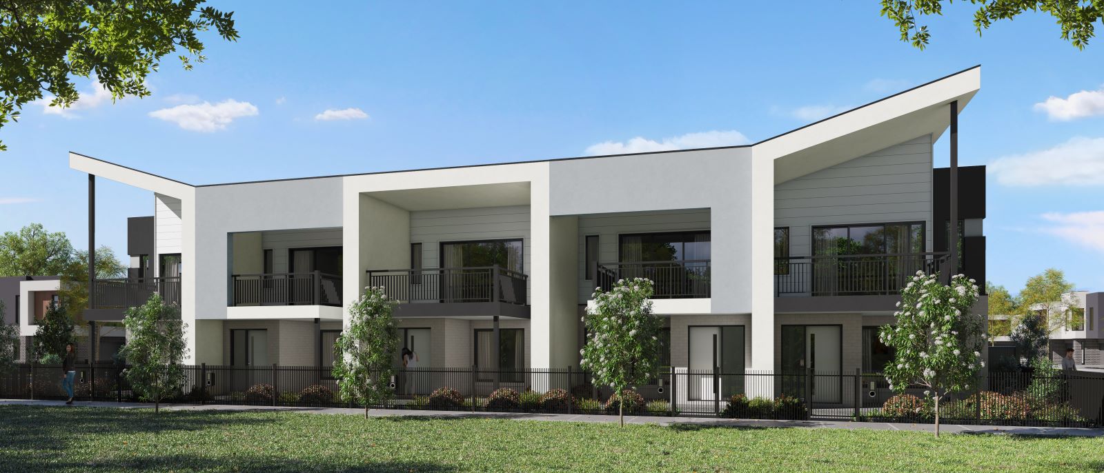 Eden Grove Townhomes at Harpley Estate - Werribee External Render 2