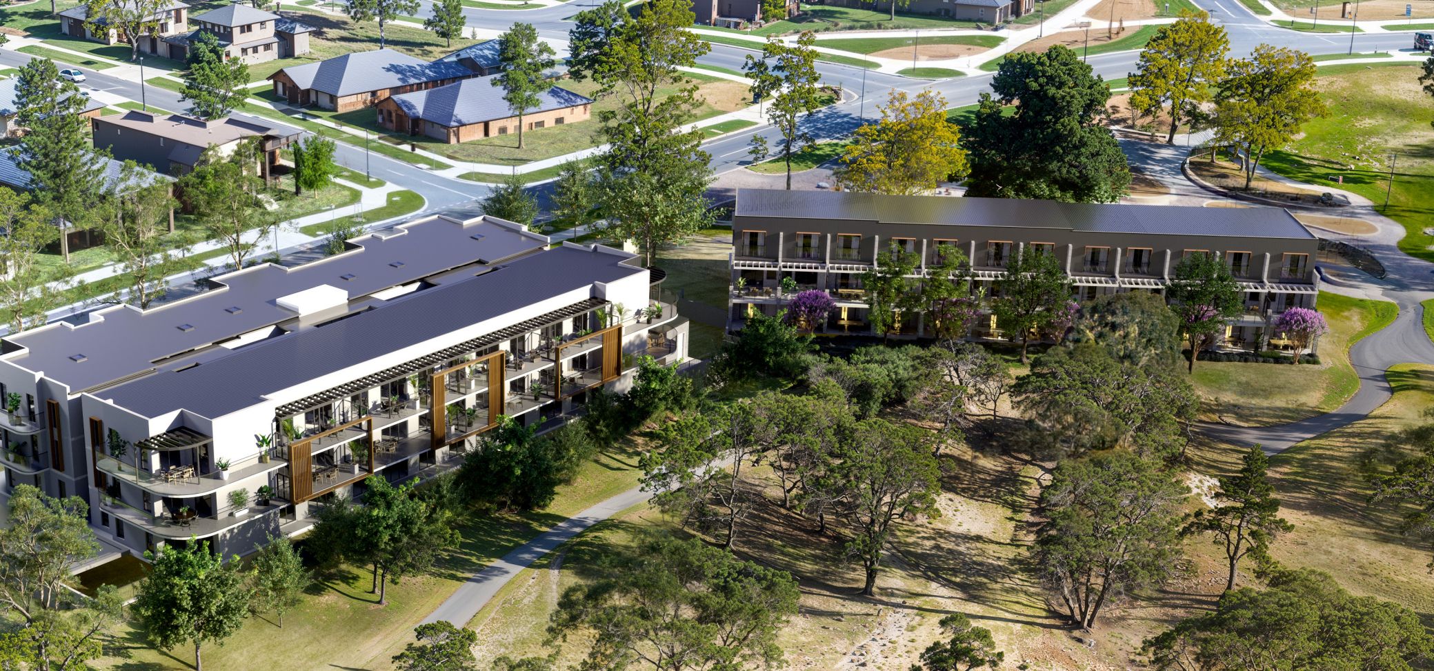 Eden Park Terraces - Jacka Aerial