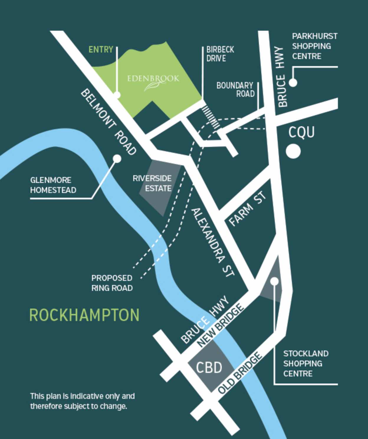 Edenbrook Estate - Parkhurst Location map