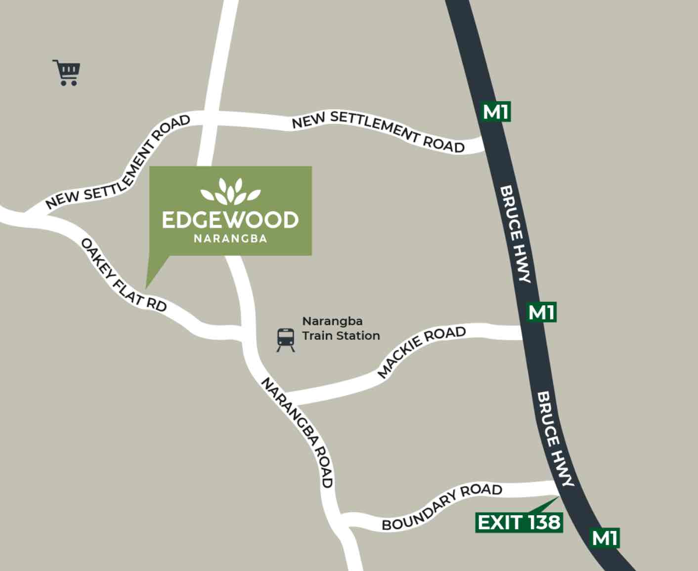 Edgewood Estate - Narangba Location map