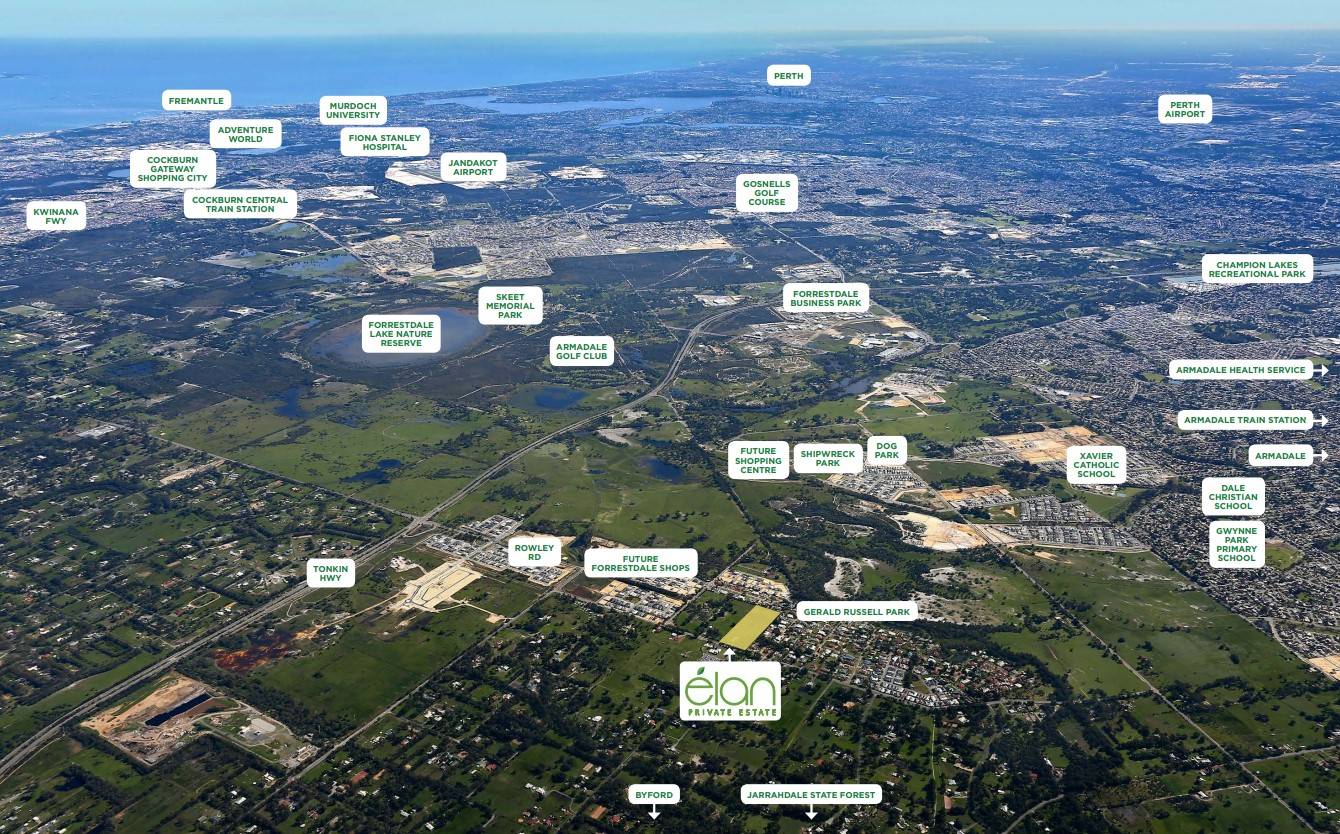Elan Private Estate - Hilbert Aerial