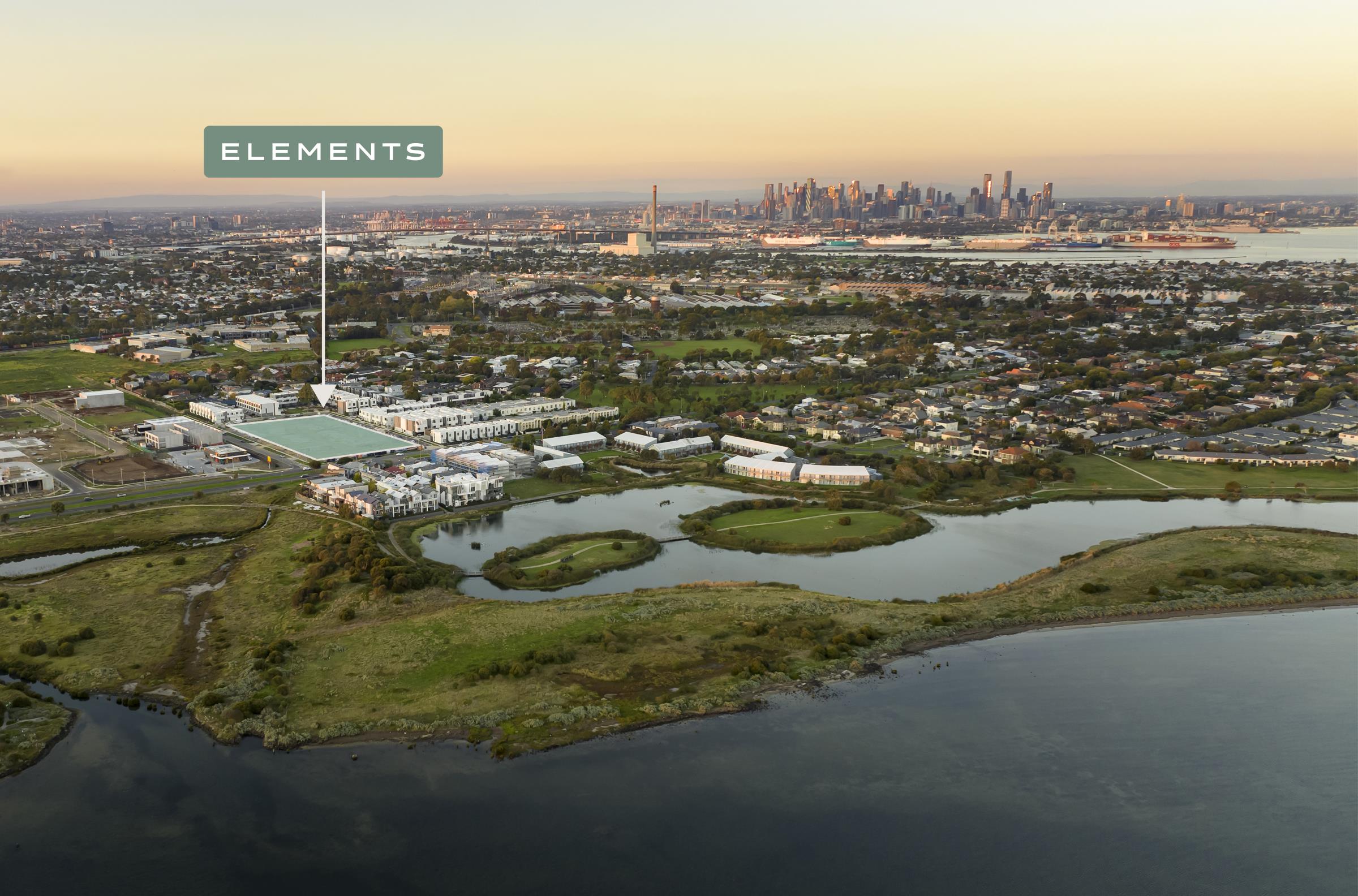 Elements Estate - Williamstown North Aerial