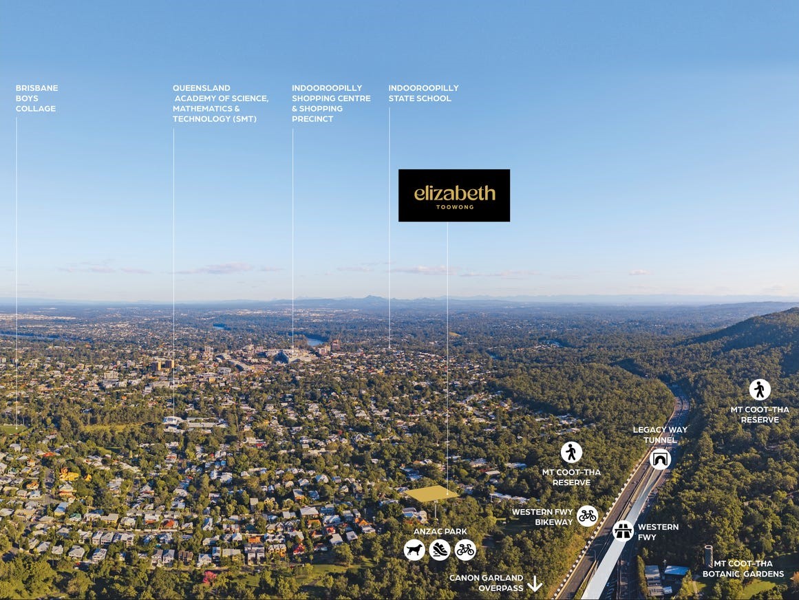 Elizabeth Estate - Toowong Aerial