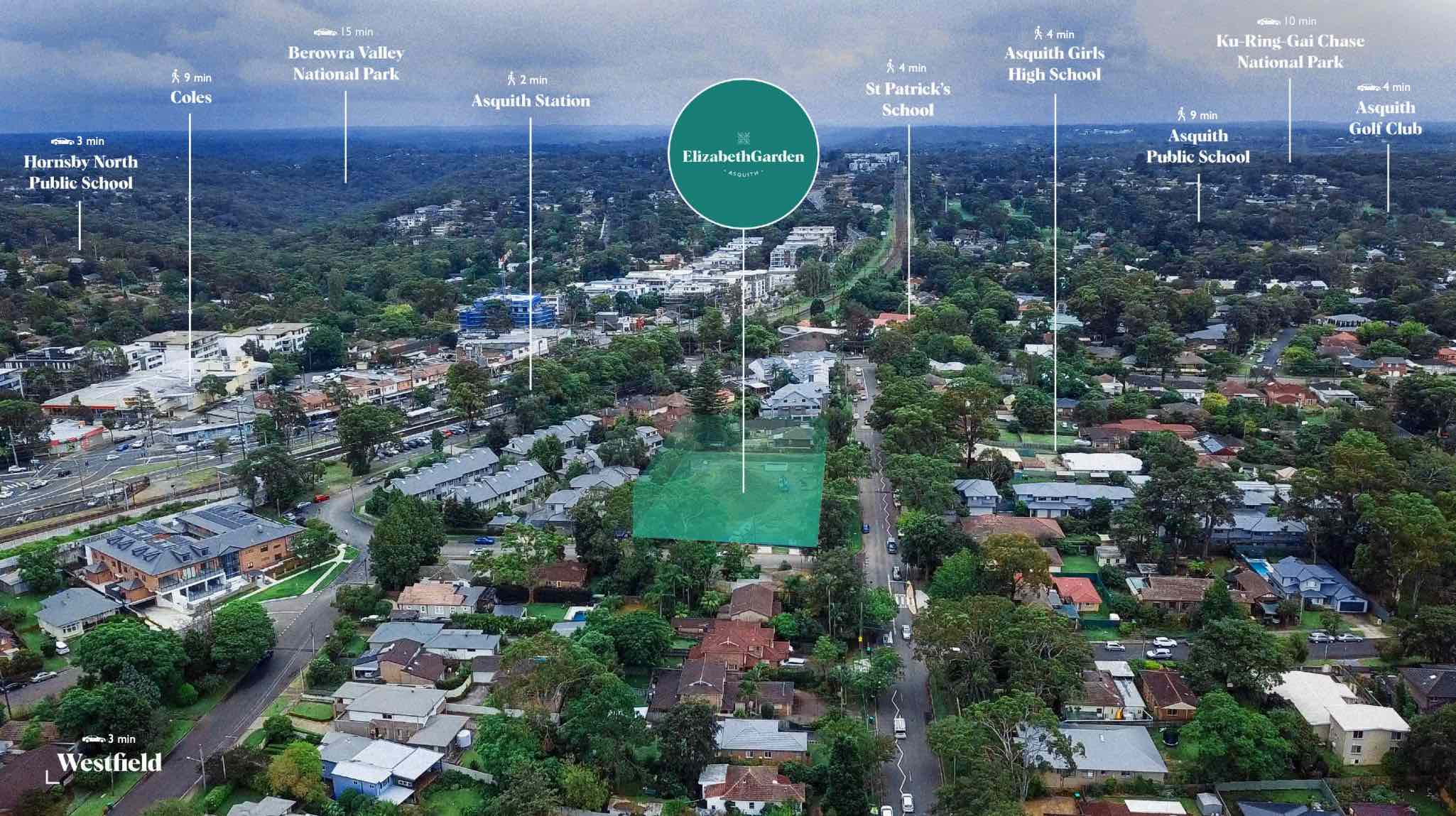 Elizabeth Garden Estate - Asquith Aerial_0