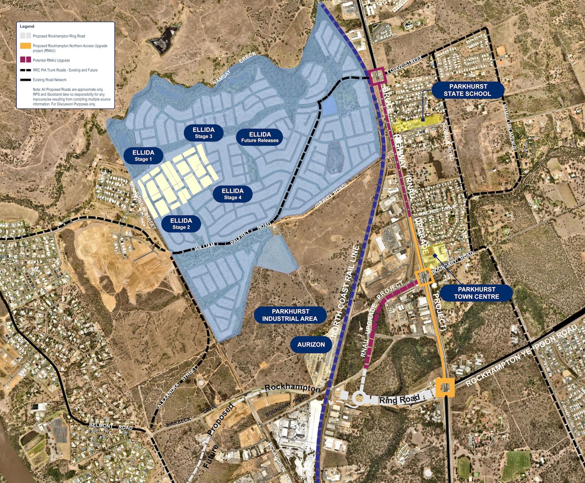 Ellida Estate - Parkhurst Location Map