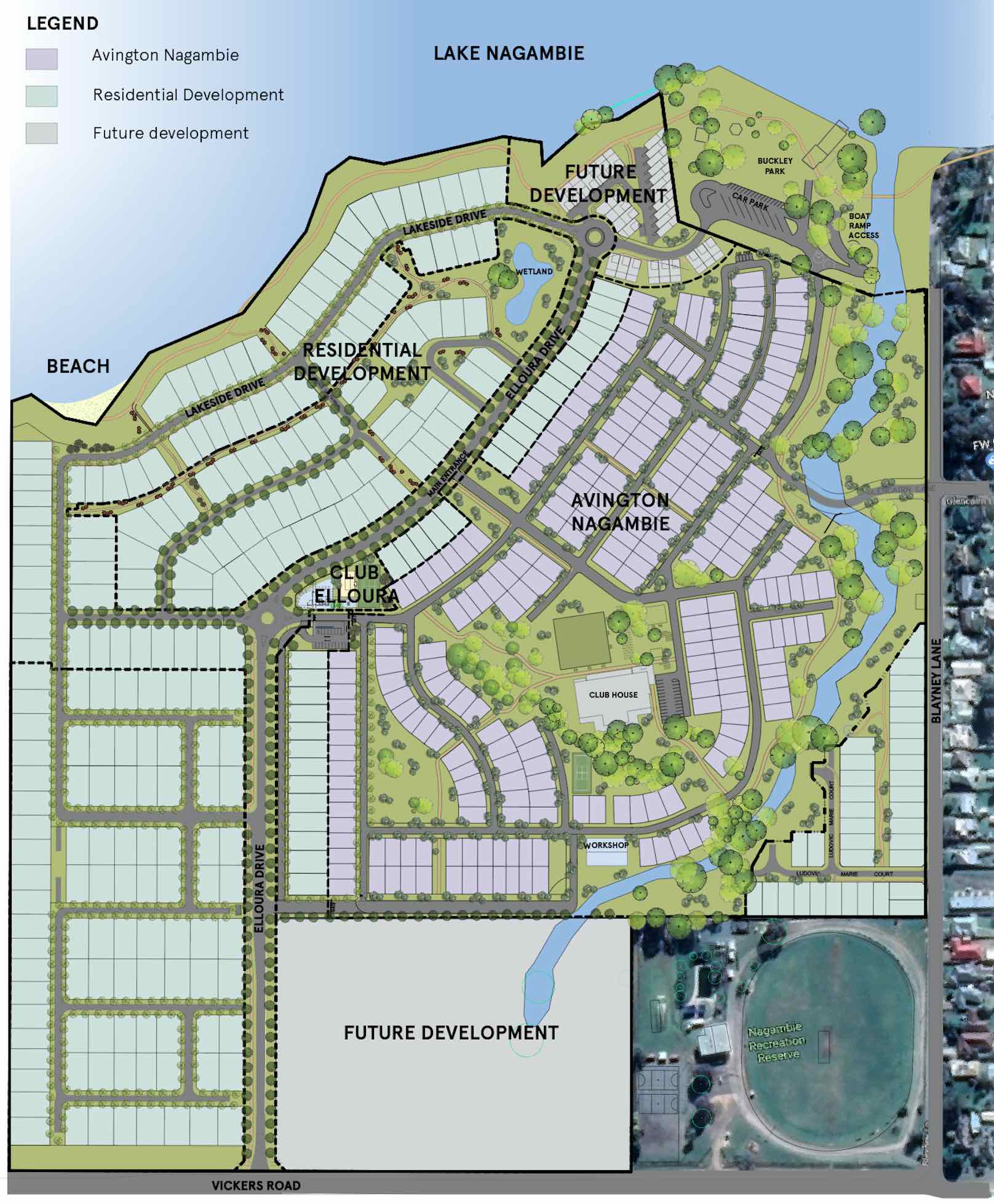 Elloura Lake Estate - Nagambi Masterplan