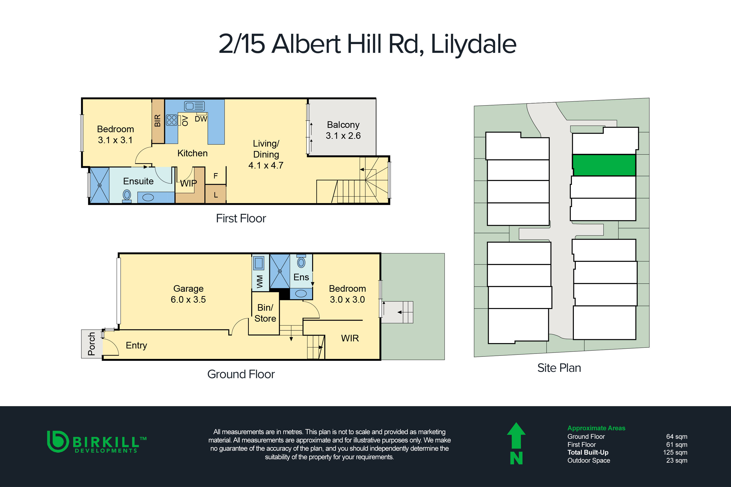 Elmrise Townhomes - Lilydale Floorplan