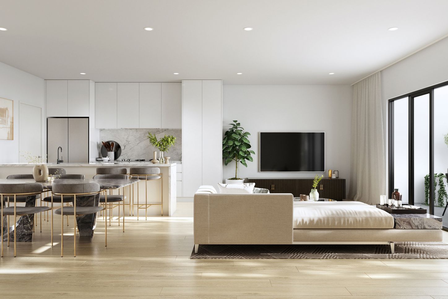 Elmsbury Townhouses - Wantirna South Living