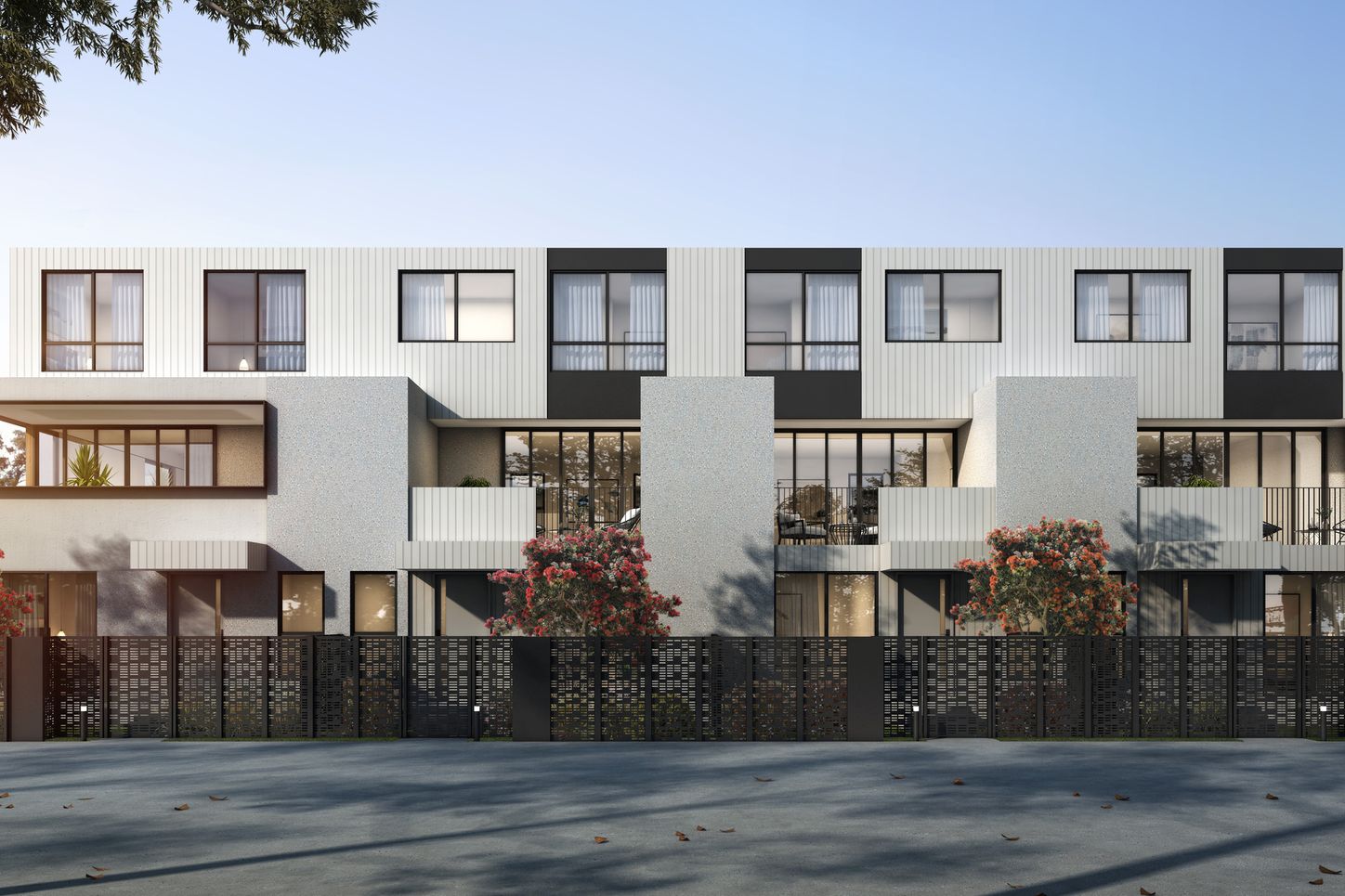 Elmsbury Townhouses - Wantirna South Render