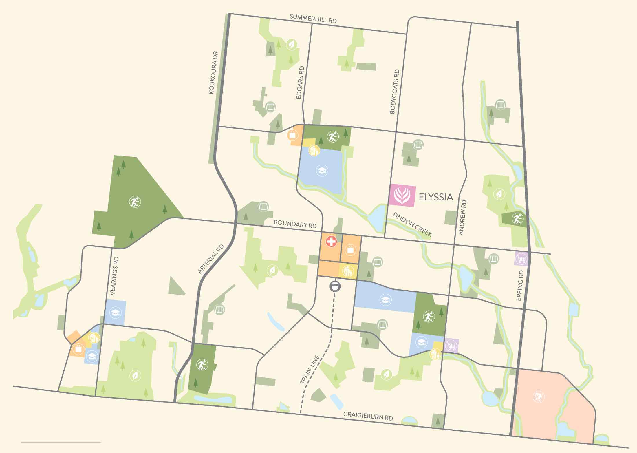 Elyssia Wollert Location map