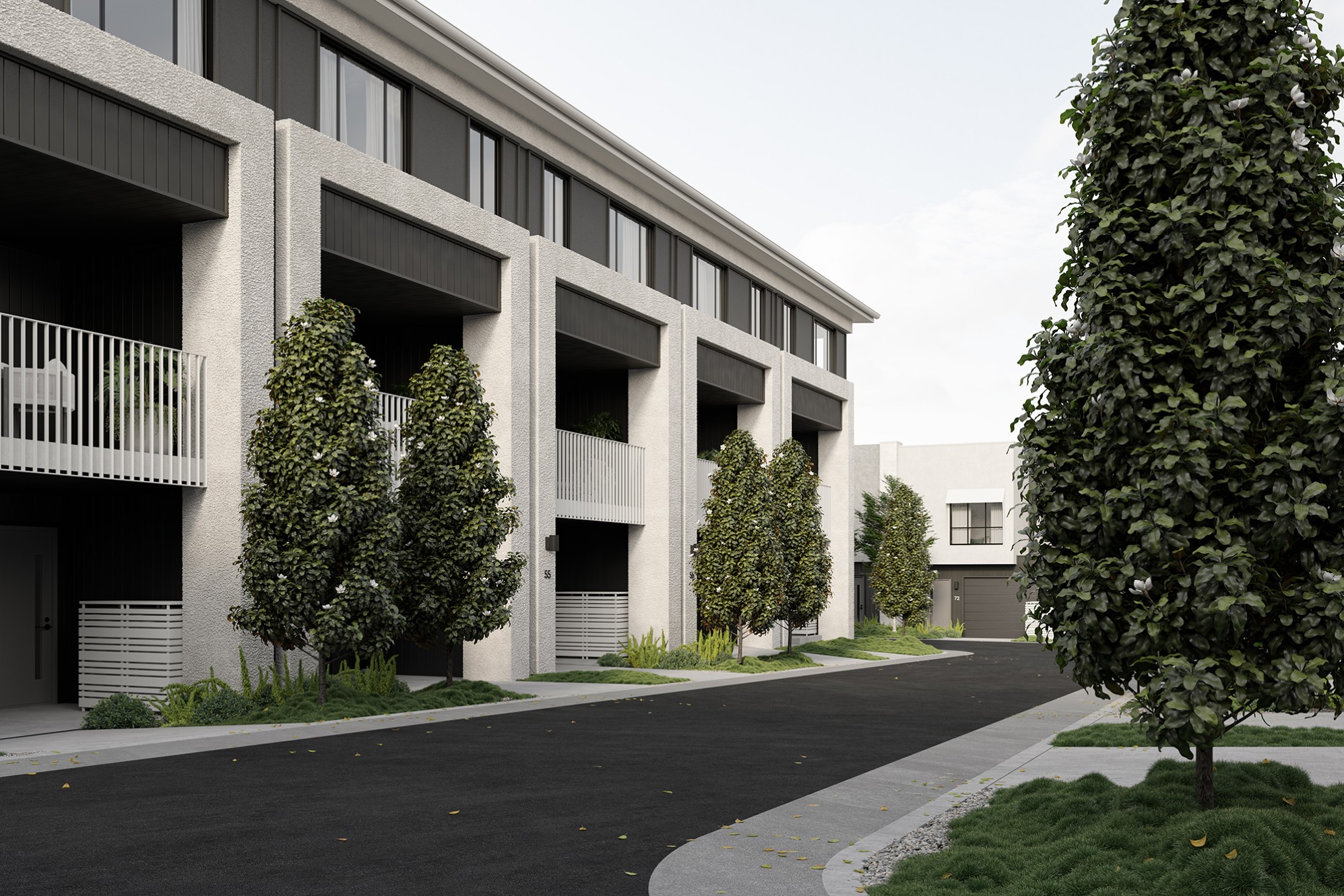 Ember Townhomes - Augustine Heights Render
