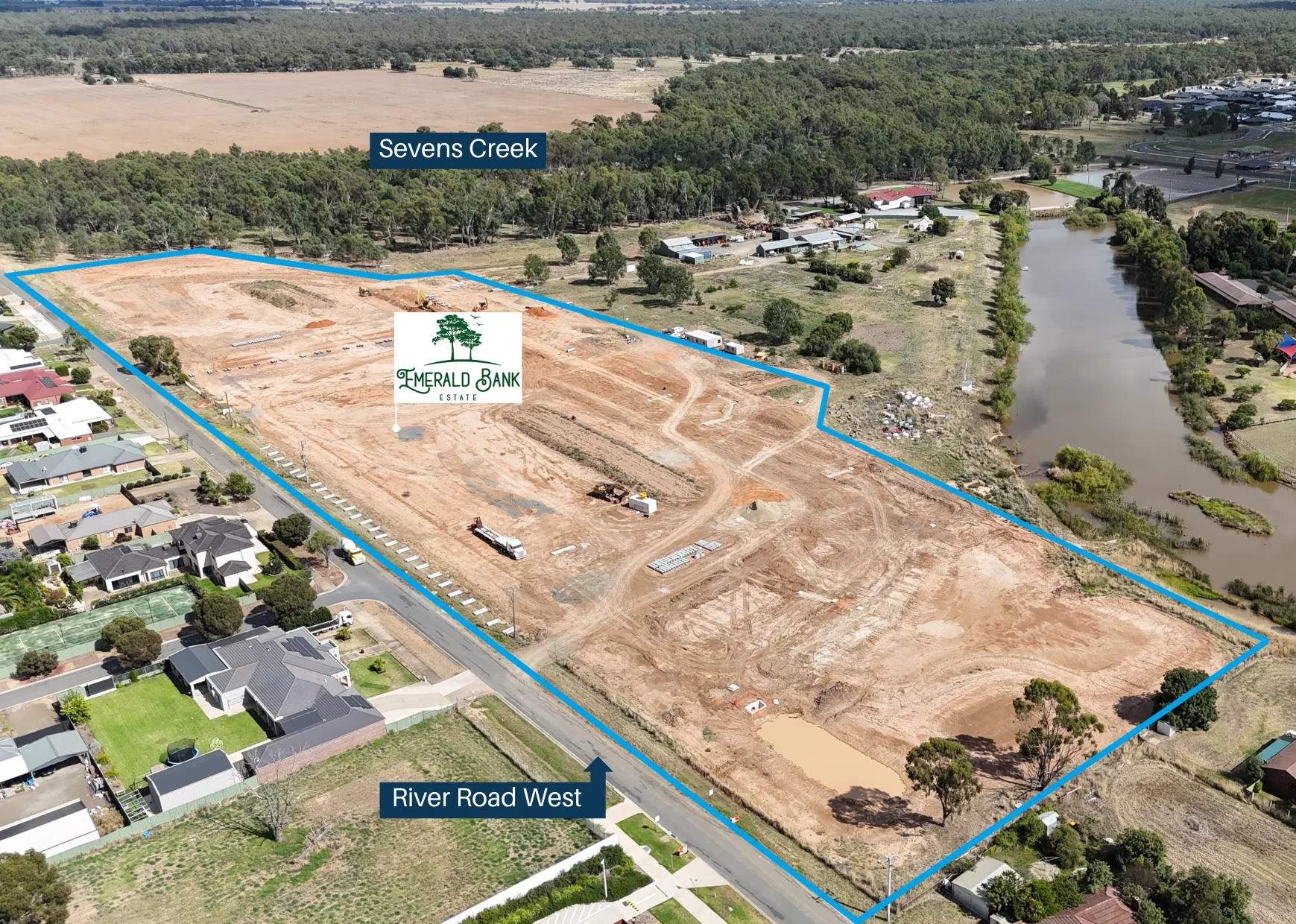 Emerald Bank Estate - Kialla Aerial