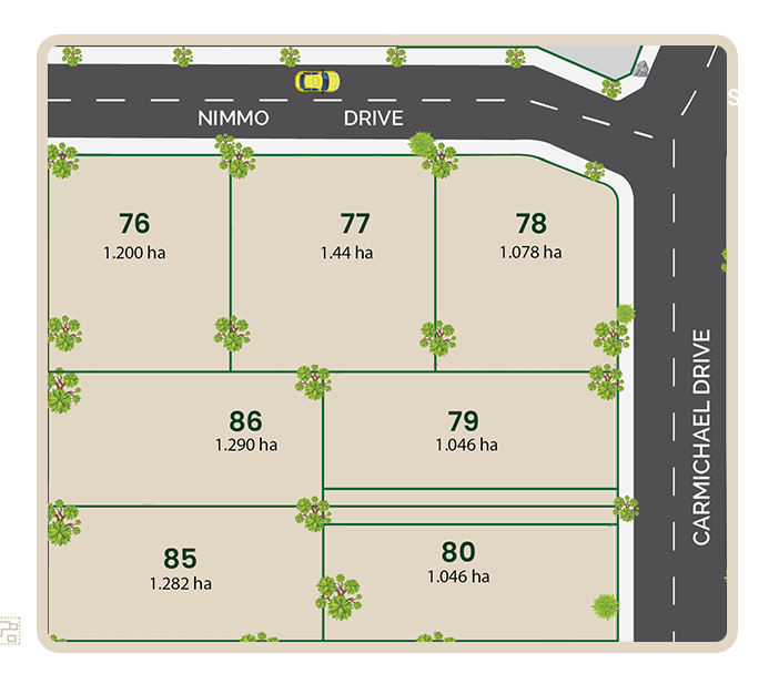 Emerald Estate - Adare Release Map