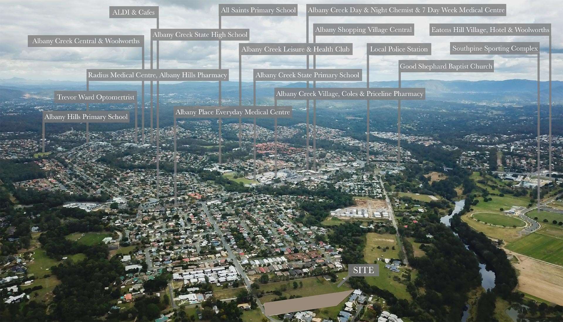 Essence at The Boulevard Estate - Albany Creek Aerial