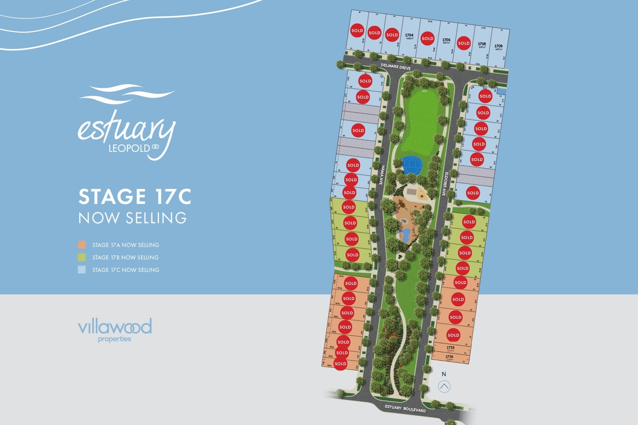 Estuary Estate - Leopold Release Map