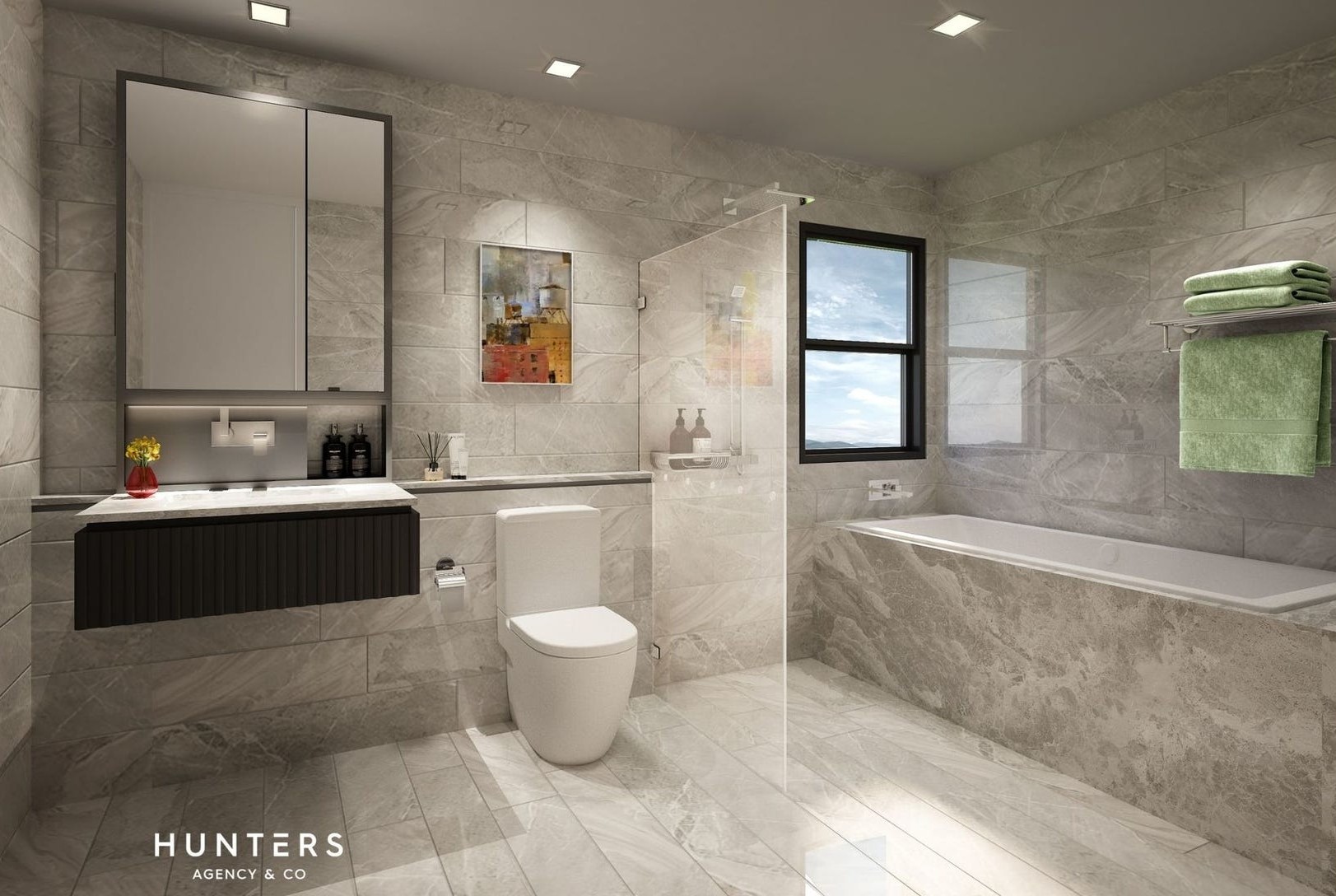 Eton Place Townhomes - Smithfield Bathroom