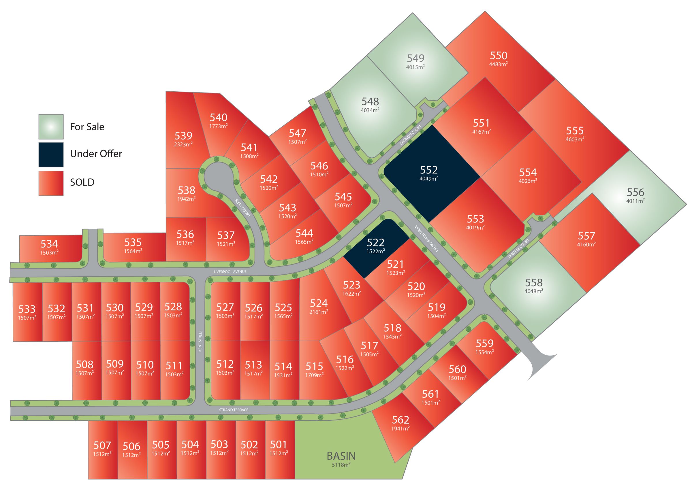 Ettamogah Rise Estate - Ettamogah Release Map