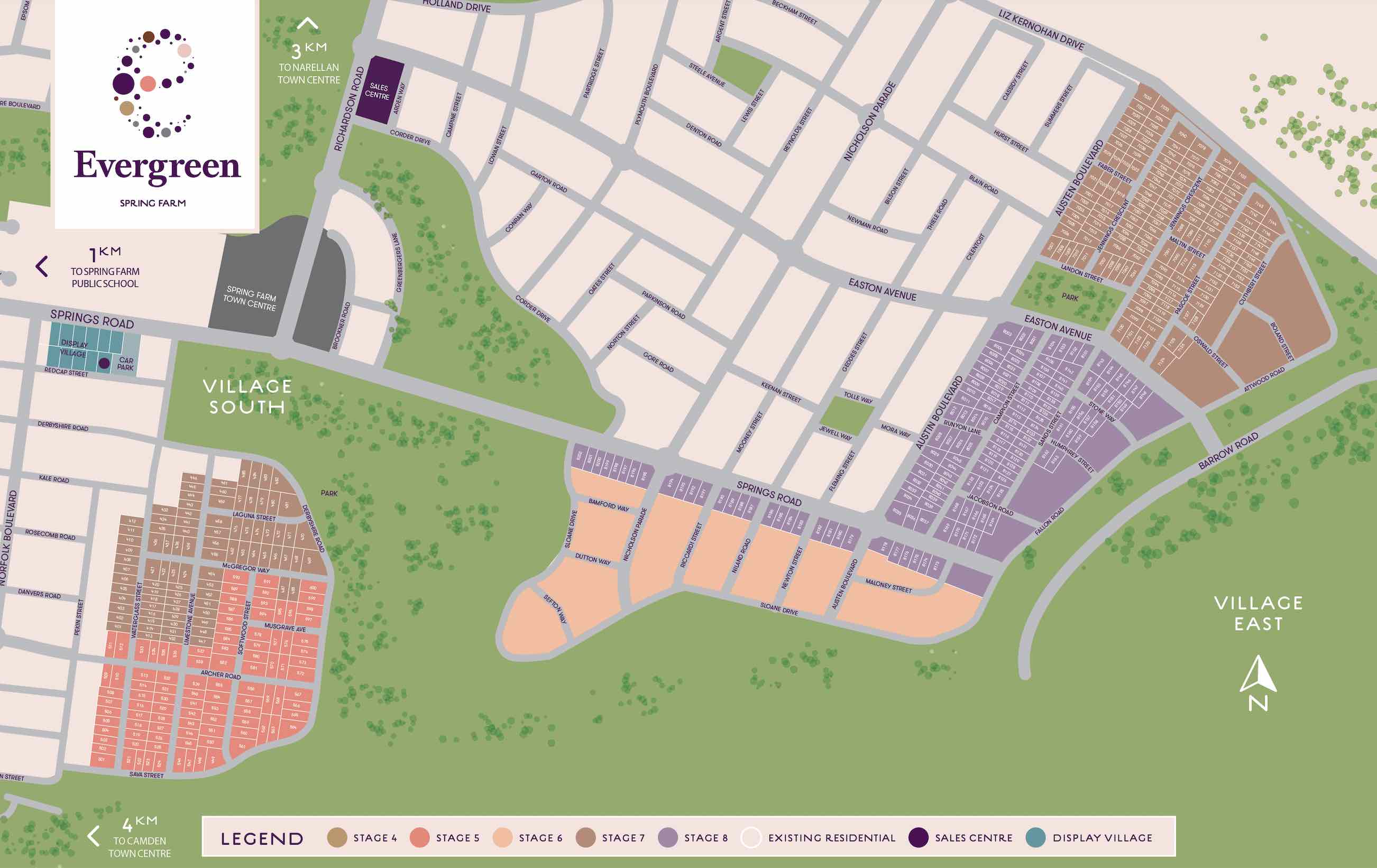 Evergreen Estate - Spring Farm Masterplan