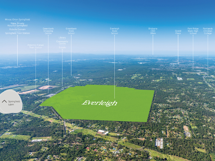 Everleigh Estate - Greenbank Aerial