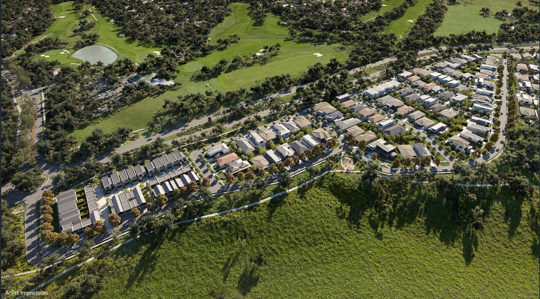 Everley Estate - Sunbury Render