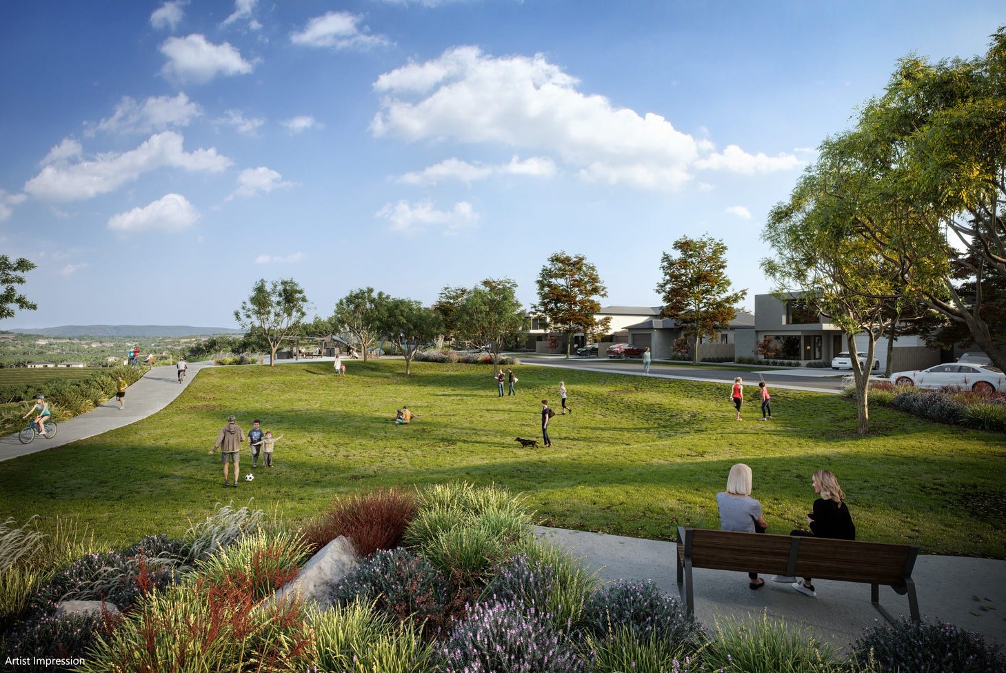 Everley Estate - Sunbury Render