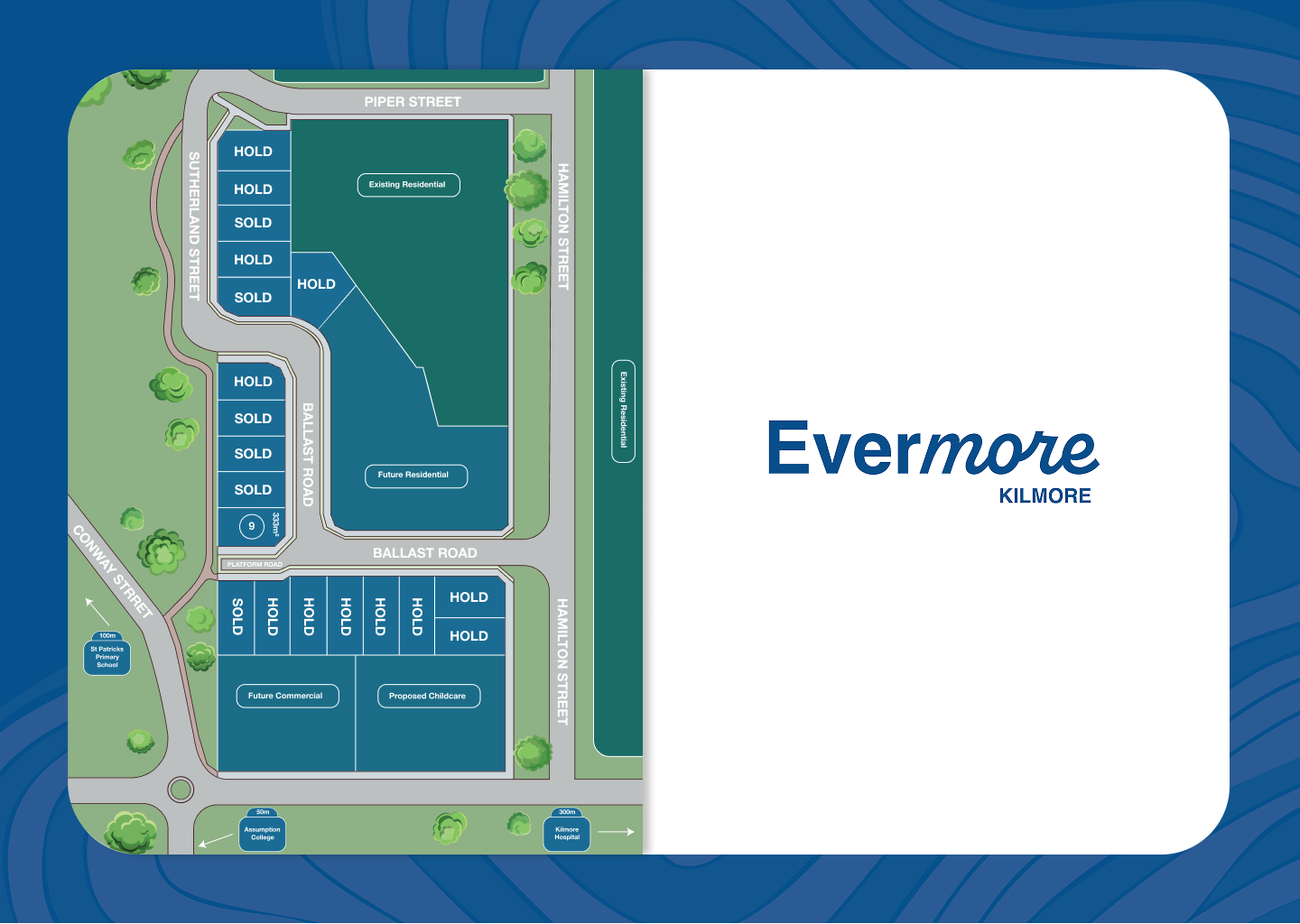 Evermore Estate - Kilmore Release Map